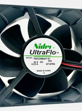 nidec全新 24V V92E24BS1A7/V92E24BMA7-51 9032散热风机风扇