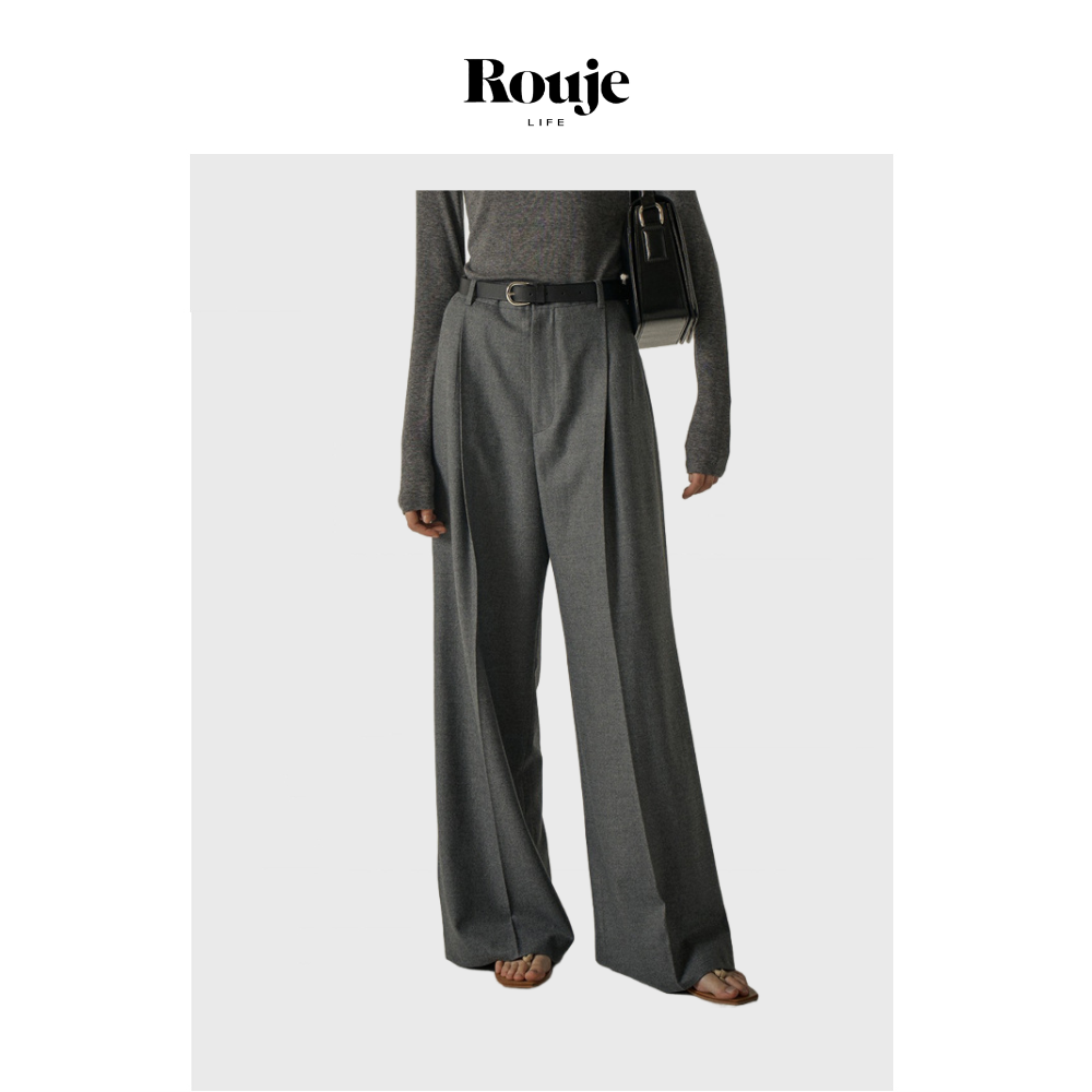 【现货】Rouje Life西装裤女新款长裤大码显瘦高个子休闲拖地裤子,女装/女士精品,大码裤装,淘宝优惠券,粉丝福利购,淘宝优惠卷