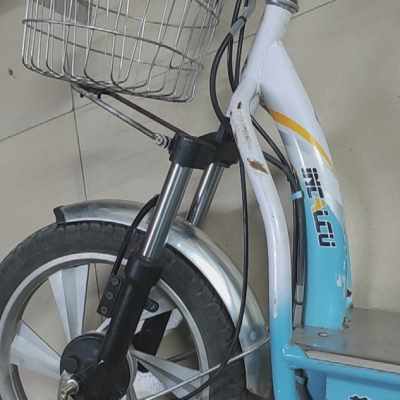 电动车配件14寸16寸18寸20寸22寸简易款真液压前叉改装减震器两轮