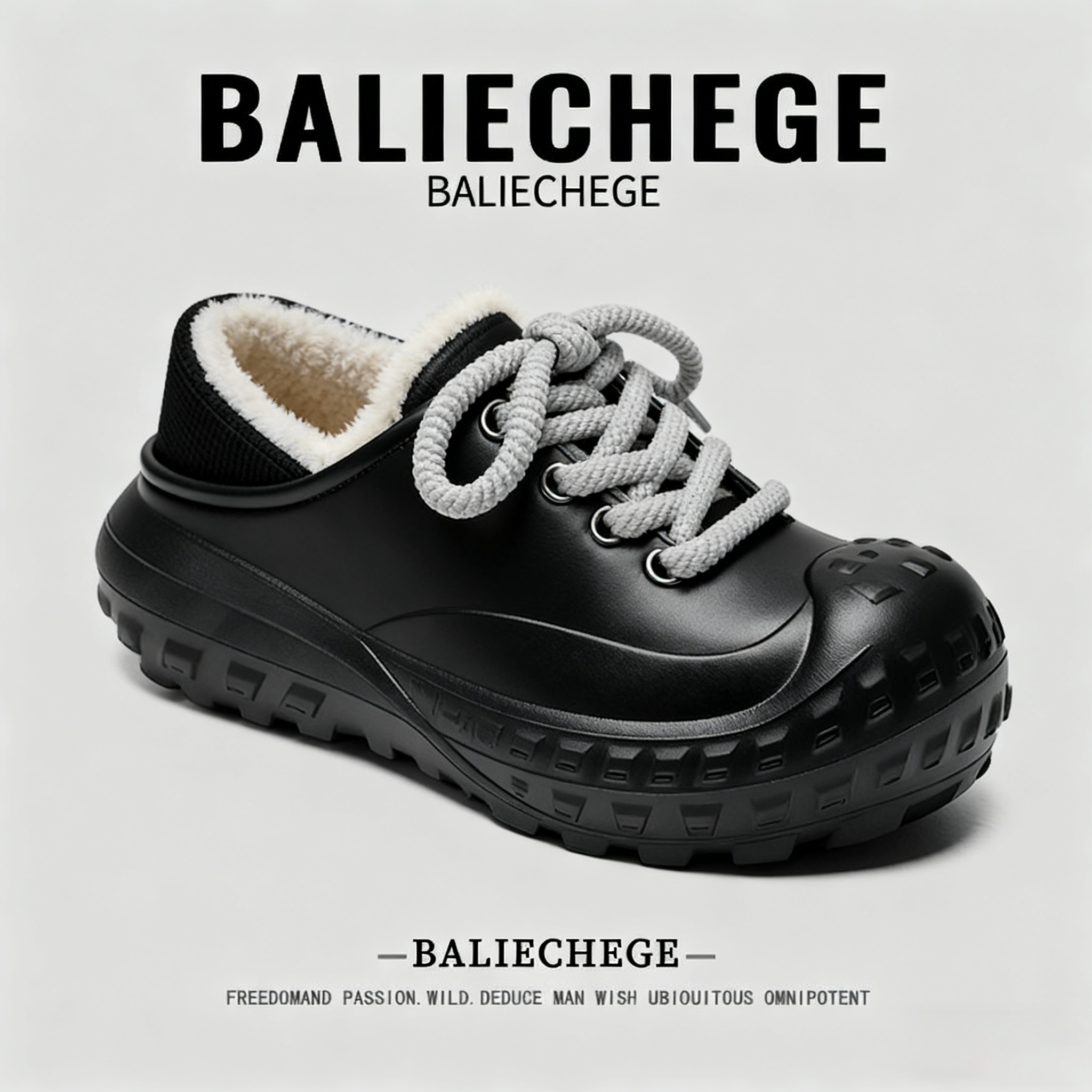 【法国BALIECHEGE专柜】雪地靴情侣款2025新款保暖加绒棉鞋冬季