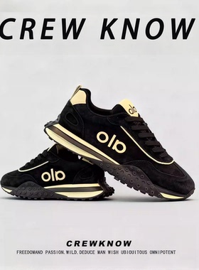 【法国CREW KNOW专柜】男士时尚休闲鞋2025秋季新品厚底透气舒适