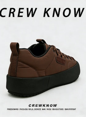 【法国CREW KNOW专柜】2025年冬季短筒雪地靴轻便棉内里时尚休闲