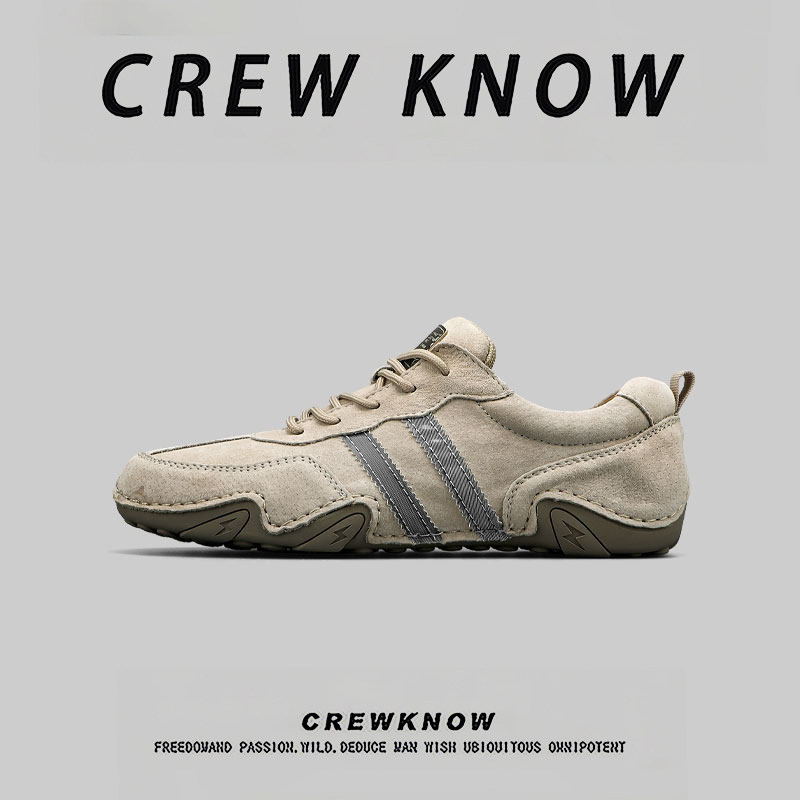 【法国CREW KNOW专柜】男鞋板鞋休闲风时尚潮流低帮系带运动透气,流行男鞋,休闲板鞋,淘宝优惠券,粉丝福利购,淘宝优惠卷