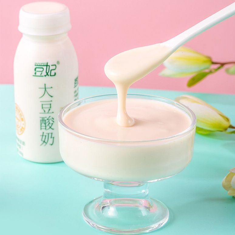 豆妃纯素酸奶低脂无糖植物基6装健康冷藏无动物成分一整箱csu纯素