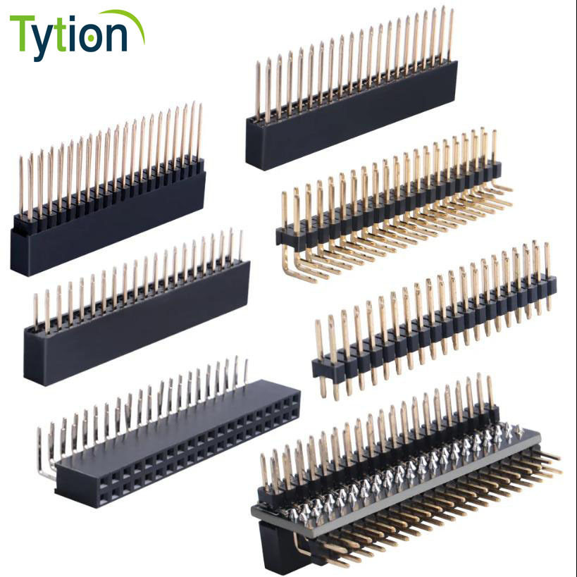 树莓派4B3B+GPIO40pin排针双排