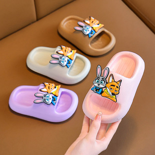 新款春夏季儿童亲子凉拖鞋男女宝宝居家用洗澡室内卡通学生拖鞋