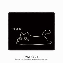 简约黑白鼠标垫女生办公室笔记本电脑键盘垫家用学生学习书桌面垫