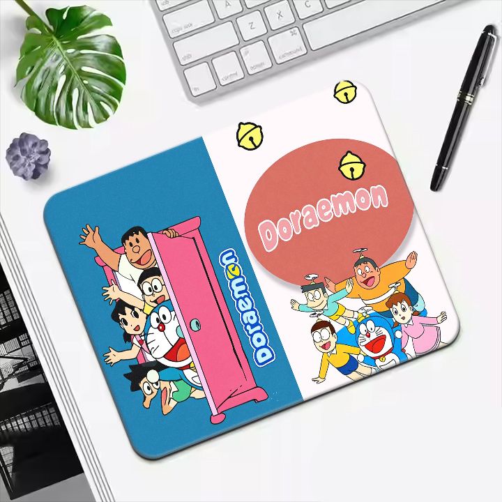 哆啦A梦可爱鼠标垫小号男女生办公电脑键盘垫宿舍电竞高颜值卡通