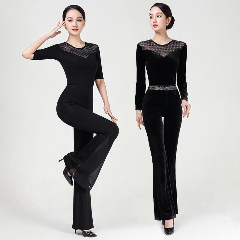 优选高端导师服形体训练服装女春秋舞蹈服大码礼仪模特走秀练功服