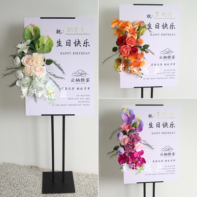 为酒店KTV设计可写名的生日摆件