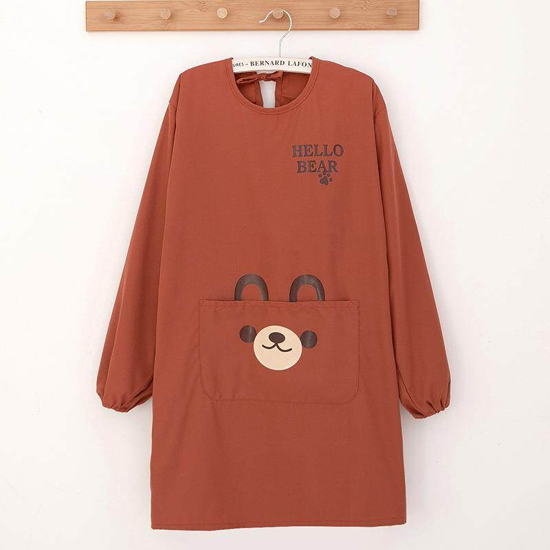 家用厨房围裙长袖罩衣大人女洋气新款防污防油围腰做饭工作服护衣,家庭/个人清洁工具,围裙套装,淘宝优惠券,粉丝福利购,淘宝优惠卷