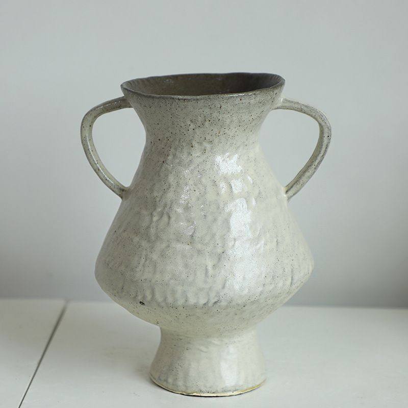 日式侘寂风陶瓷花瓶景德镇陶艺空间花器摆件复古装饰陶罐民宿酒店,餐饮具,茶道/零配,淘宝优惠券,粉丝福利购,淘宝优惠卷