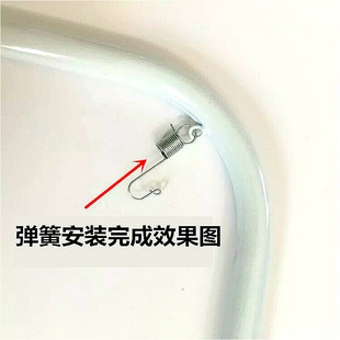 镀锌展架弹簧门型展架挂钩立式广告不锈c钢易拉宝展示架拉簧带钩