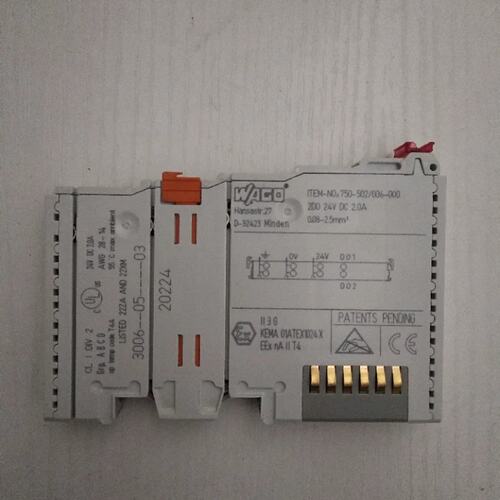 议价无包装万可WAGO 750-502/006-000 *可维修