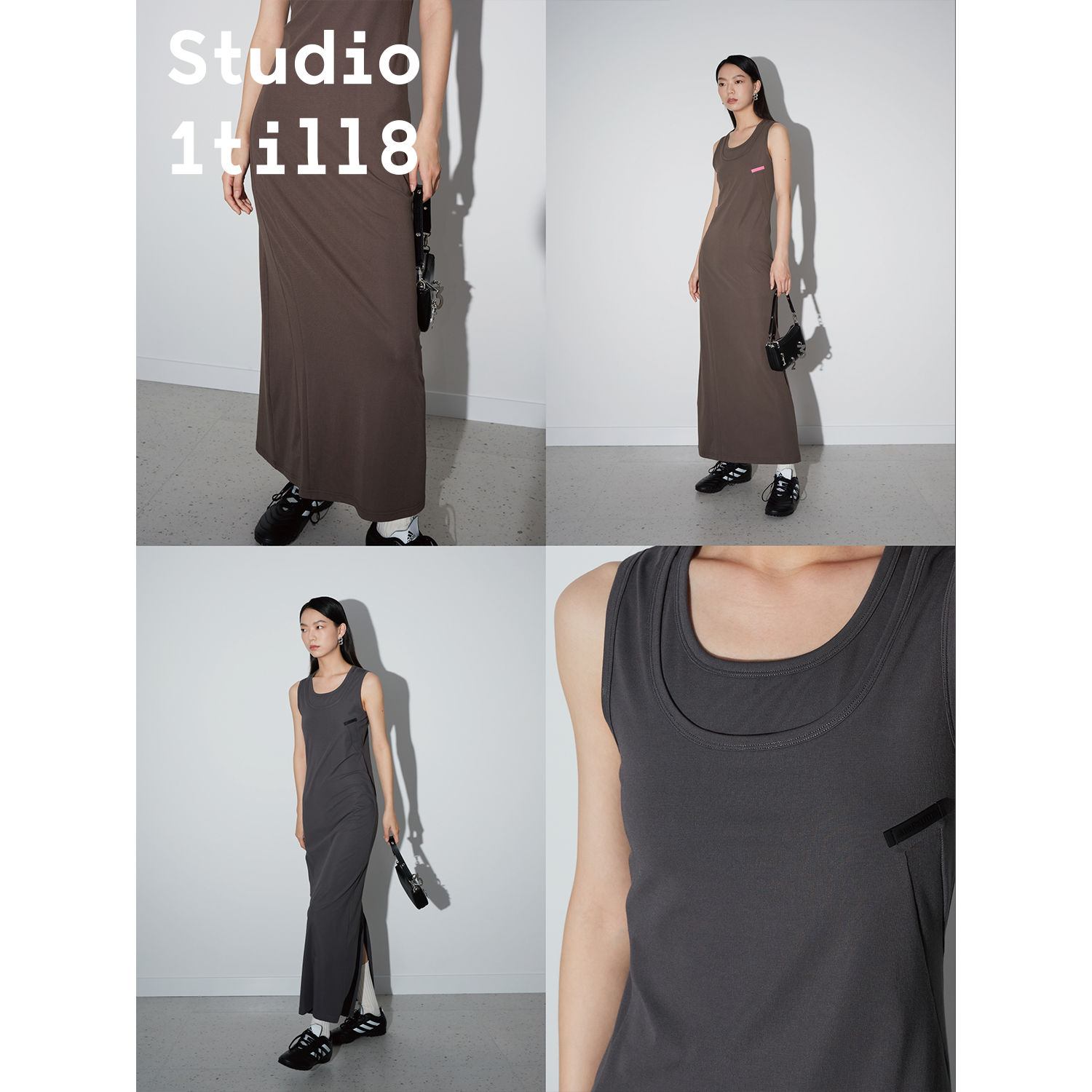 科技棉假两件Studio1till8长裙