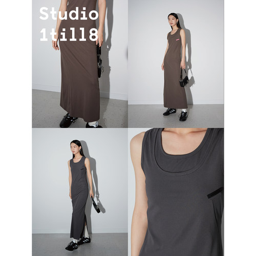 科技棉假两件Studio1till8长裙