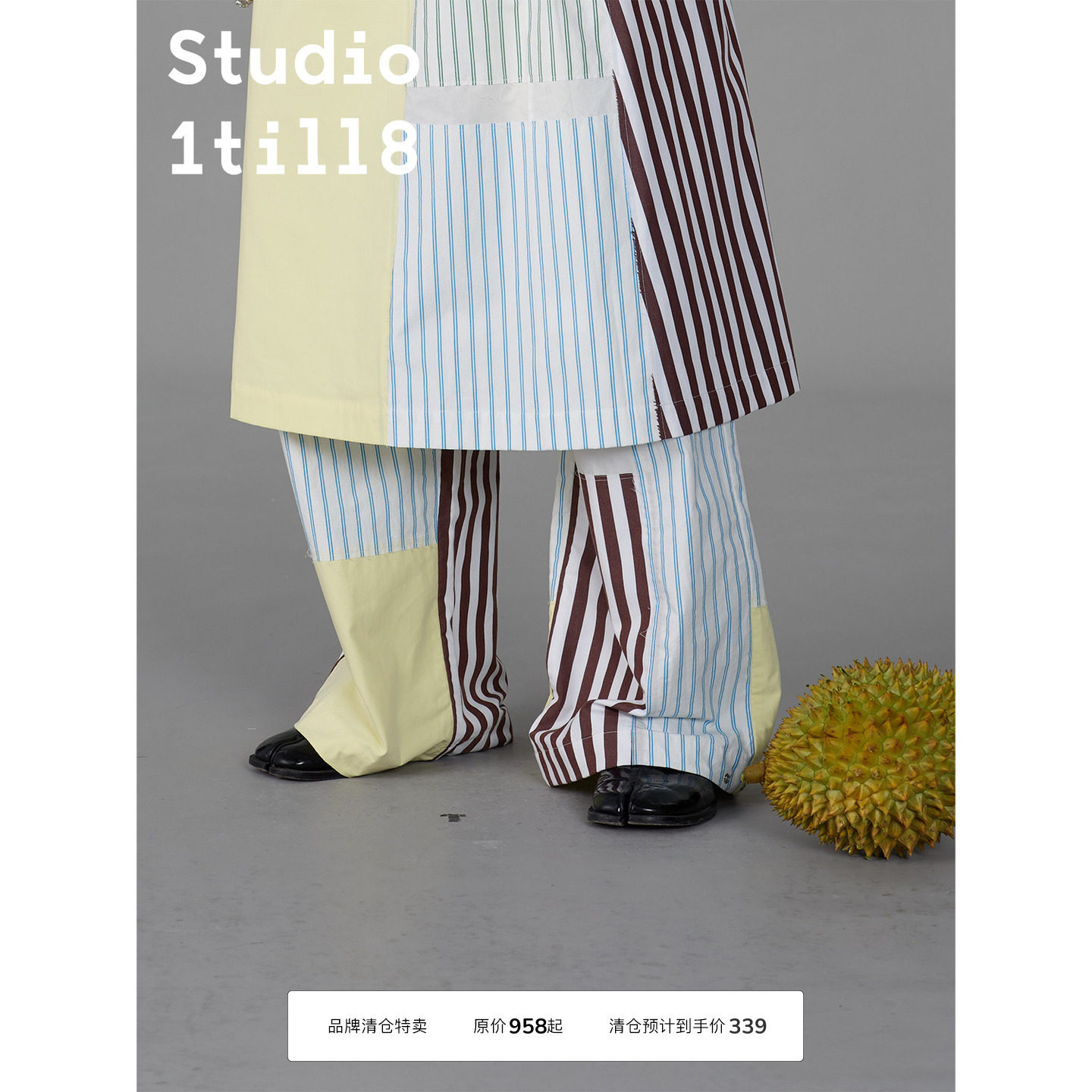 Studio1till8拼布裙裤图片