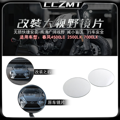 适用春风450CLC大视野镜片