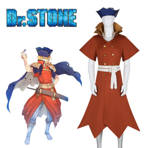 石纪元cos Dr.Stone七海龙水cosplay风衣带帽子万圣节角色扮演服