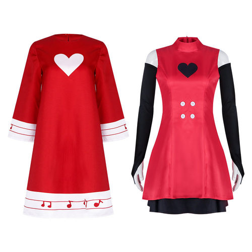 地狱客栈cos服Hazbin Hotel夏莉晨星公主连衣裙cosplay万圣节服装