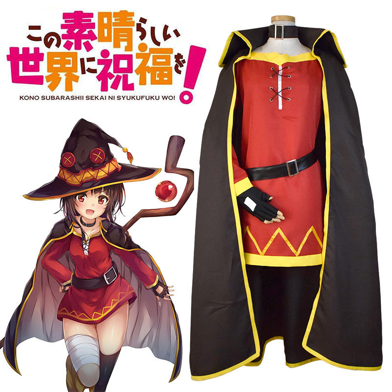 漫雅源cos 为美好的世界献上祝福cos服 人物惠惠cosplay全套服装