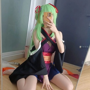 千恋万花 丛雨cos服 包括头饰裙子上衣二次元全套