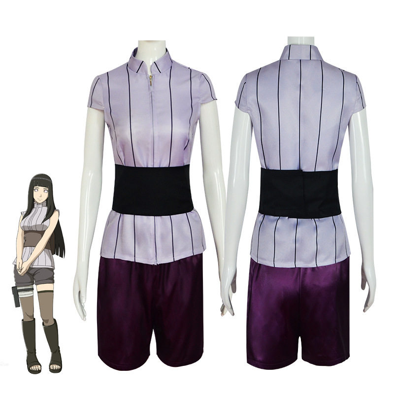 剧场版火影忍者cos服日向雏田cosplay角色扮演舞台表演服