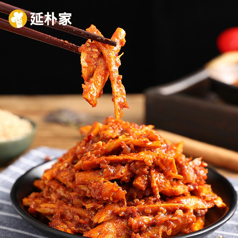 延朴家延边朝鲜族牛板筋小片，50克*8袋，图片仅供参考