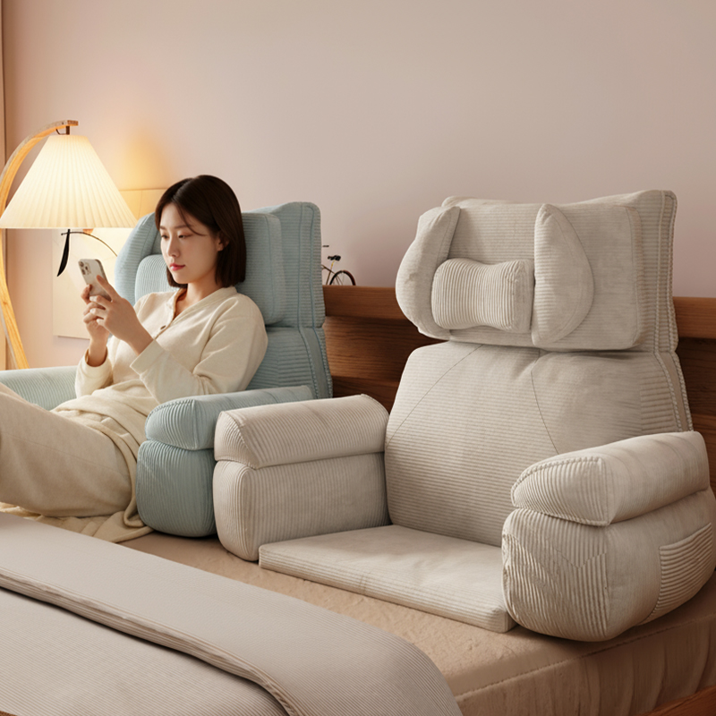 床头靠背垫床上靠枕玩手机神器孕妇老人专用护腰可拆洗软包大靠背