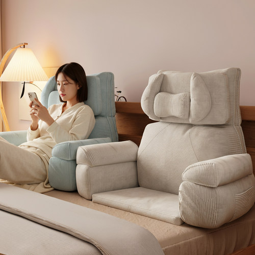 床头靠背垫床上靠枕玩手机神器孕妇老人专用护腰可拆洗软包大靠背