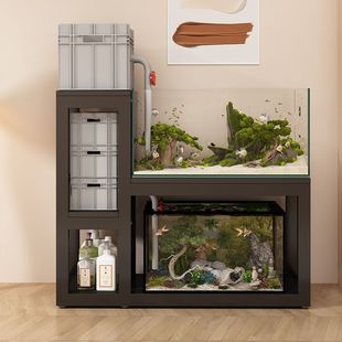 鱼缸架置物架家用超强承重水簇箱鱼缸底柜龟缸架子底架多层鱼缸柜
