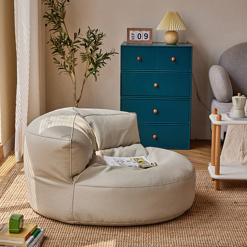 户外沙发庭院可躺可睡单人靠背椅豆袋民宿阳台防水防晒休闲小沙发