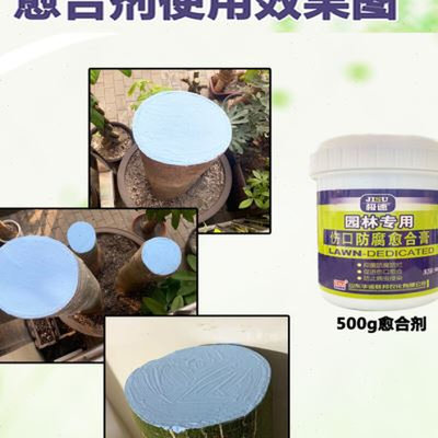 树木伤口愈合剂 植物果树嫁接盆景树桩涂补 剂绿材苗木切口封口膏