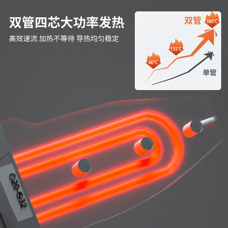 热熔器ppr热熔机水管1600瓦恒温数显塑料熔接器家用水电工程焊机