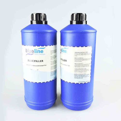 柯图泰蓝色油性封网浆兰色补版浆封胶修补丝印版沙眼漏洞印刷耗材