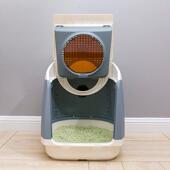 TOMCAT自由仓猫砂盆全封闭式 防外溅猫咪厕所特大号猫沙盆宠物用品