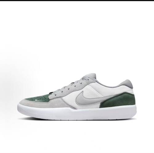 （福建仓）NikeSBForce 58 皮革 舒适透气板鞋 男款 灰绿色DV5477