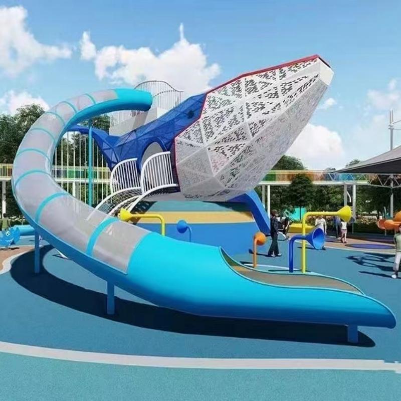 户外游儿童乐设施MK-02幼园滑梯盘外体智能组合大型户非儿标游乐