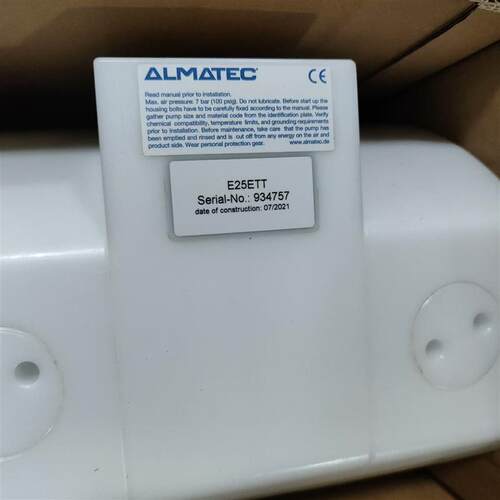 原装ALMATEC阿玛迪克隔膜泵 化工泵 E25ETT  原-议价