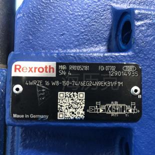4WRZE16W8 R901052181 150 力士乐比例方向 6EG24N9EK31 F1M