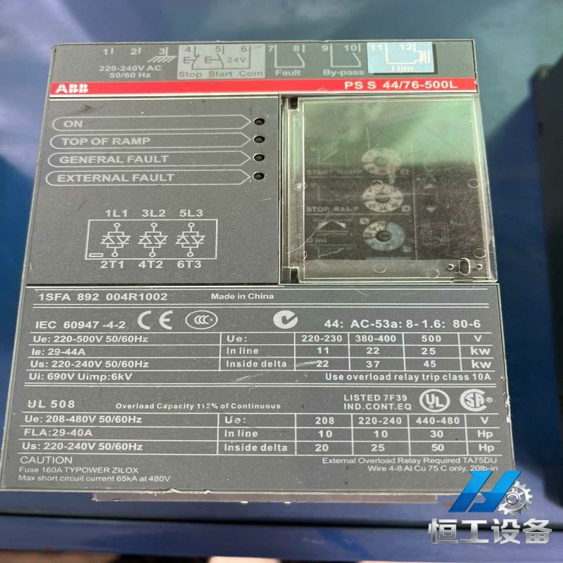 询价纯新原装，ABB软启动。PSS44/76-500L，22/3