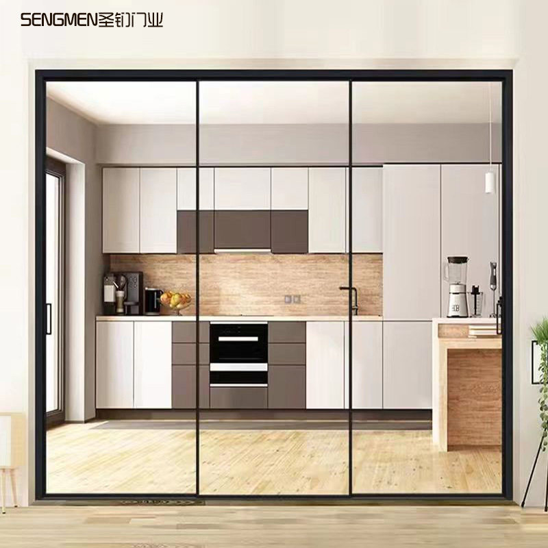 极窄型材联动吊轨玻璃门超白玻阳台推拉门地轨钢化玻璃隔断吊趟门,全屋定制,阳台门,淘宝优惠券,粉丝福利购,淘宝优惠卷