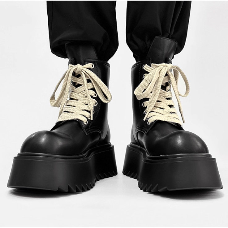 COS漫展超级增高鞋10cm马丁靴内