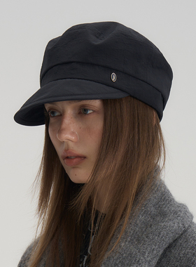 JOJOKUR 极简黑色骑士帽都市户外两用细腻感防风骑行通勤秋冬新品