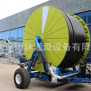 600 喷灌机JP100 大口径卷盘式 喷灌机浇地农田灌溉设备圆形绞盘式