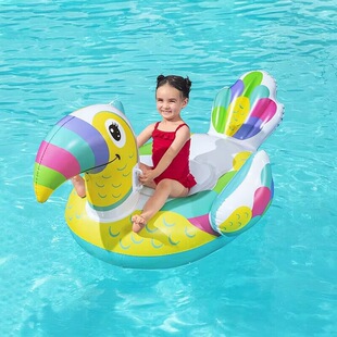 Bestway儿童坐骑水上动物座骑充气玩具浮床儿童戏水大号坐骑浮排