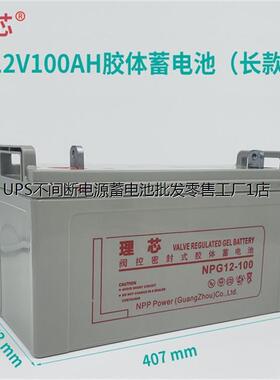 LIXIN理芯蓄电池NPG12V100AH 绿色环保储能电瓶 太阳能路灯照明电