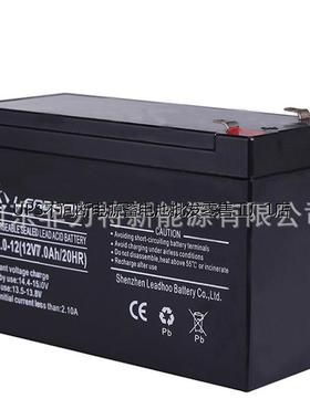 利虎蓄电池NP7-12 LEADHOO铅酸电池12V7AH电梯EPS应急后备电源用