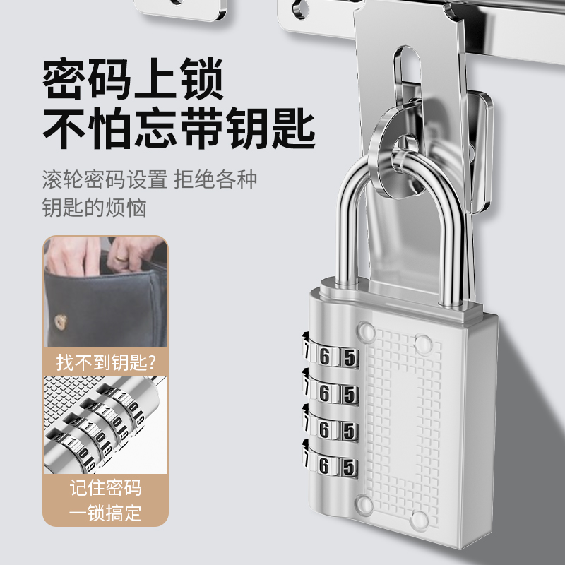 密码锁挂锁小型家用门锁学生宿舍柜子行李箱背包锁头盔健身房防盗
