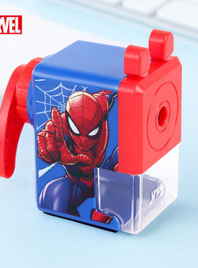 蜘蛛侠削笔器儿童男手摇耐用小学生幼儿园一年级铅笔转笔刀转笔机